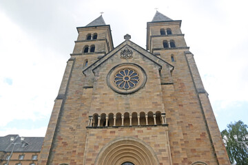 Fototapeta na wymiar Basilica of Saint Willibrord in Echternach in Luxembourg