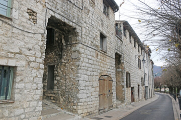 Fototapeta na wymiar City Walls of Vence in Provence, France