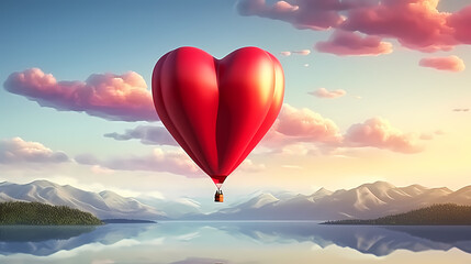 Fototapeta premium Valentine's Day, hearts, Valentine's Day background, wedding background, blank copy space