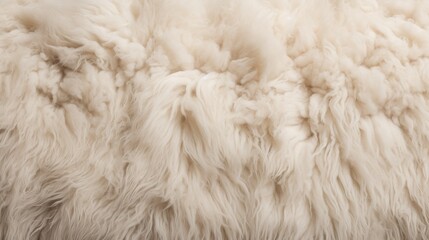 A detailed view of the texture of sheep wool.