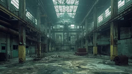 Gordijnen Abandoned Industrial Structures in Urban Landscapes © Artem