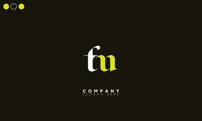 Obraz premium FN Alphabet letters Initials Monogram logo NF, F and N