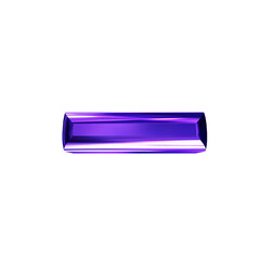 Purple symbol with bevel