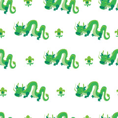 Hand Drawn cute Dragon year simple beautiful design printed vector illustration