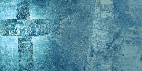 blue grunge background with textural cross, suitable backdrop for worship lyrics, scripture...