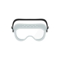 Clear safety goggles science lab vector emoji