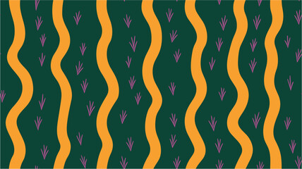 Modern stylish abstract texture. Abstract seamless pattern. Illustration. Continuous print. Minimal vector cover. Wavy line seamless pattern. Abstract color background.