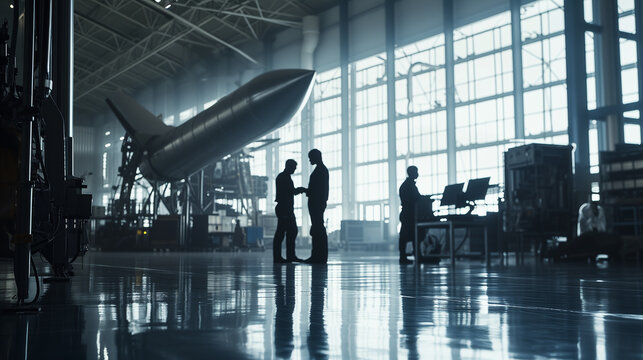 Detail-oriented experts building rocket that will push the boundaries of exploration