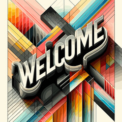 Fototapeta premium Welcome