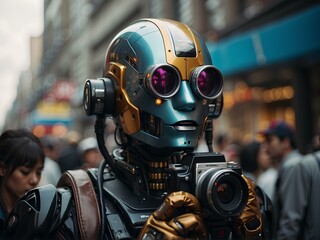 Fototapeta premium Artificial Intelligence in the real world
