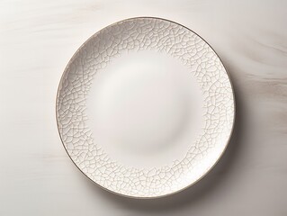 Elegant Ceramic Plate Mockup for Dining and Decor - AI Generated