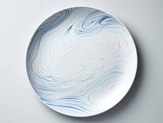 Elegant Ceramic Plate Mockup for Dining and Decor - AI Generated