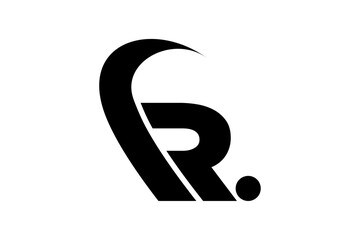 Letter R Logo Element Template Design Vector Illustration Design Editable Resizable