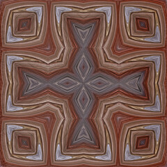 3d effect - abstract kaleidoscopic pattern - 705278172