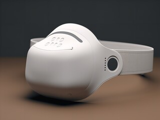 Protective Face Mask Mockup for Health and Safety - AI Generated