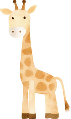 Fototapeta premium Giraffe created with Generative AI technology