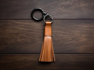 Custom Keychain Mockup for Personal and Promotional Use - AI Generated