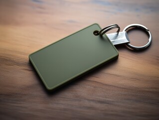 Custom Keychain Mockup for Personal and Promotional Use - AI Generated