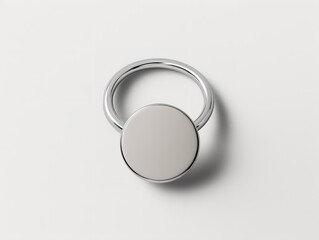 Custom Keychain Mockup for Personal and Promotional Use - AI Generated