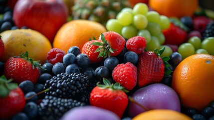 Overview of various fruits