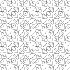 Abstract patterns.Abstract shapes from lines. Vector graphics for design, prints, decoration, cover, textile, digital wallpaper, web background, wrapping paper, clothing, fabric, packaging, cards.