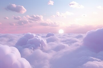 above the clouds - obrazy, fototapety, plakaty