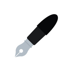 Fountain pen vector emoji