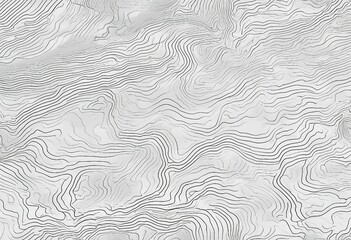 Geodesy contouring land Topographical line map Geographic mountain contours vector background - obrazy, fototapety, plakaty