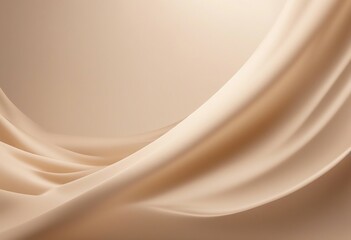 Minimalistic abstract gentle light beige background for product presentation with light and...