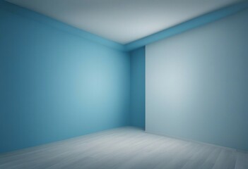 Universal minimalistic blue background for presentation A light blue wall in the interior