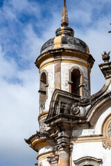 Obraz premium Church of Saint Francis of Assisi is a Rococo Catholic church in Ouro Preto, Brazil.