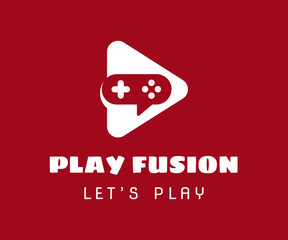 Red Gaming Company Logo PlayFusion
