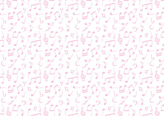 音符のシームレスパターン