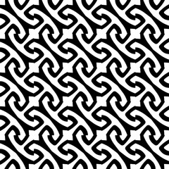 Monochrome pattern, Abstract texture for fabric print, card, table cloth, furniture, banner, cover, invitation, decoration, wrapping.seamless repeating pattern.Black color.