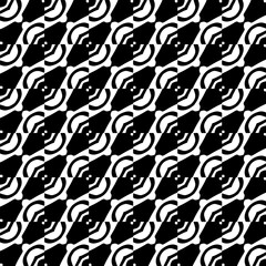 Monochrome pattern, Abstract texture for fabric print, card, table cloth, furniture, banner, cover, invitation, decoration, wrapping.seamless repeating pattern.Black color.