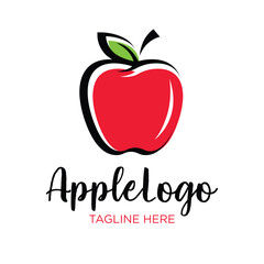 Apple Logo Design. Simple and Modern. Vector illustration