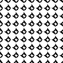 Monochrome pattern, Abstract texture for fabric print, card, table cloth, furniture, banner, cover, invitation, decoration, wrapping.seamless repeating pattern.Black color.