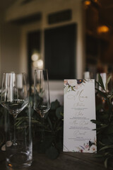 Wedding Table and Flowers