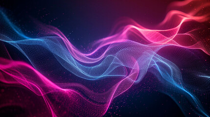 Abstract Dark Background Featuring Mesmerizing Waves Image Wallpaper