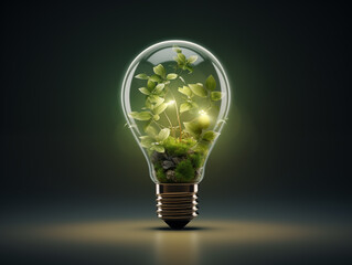 Concept of ecology, green energy, renewable energy 