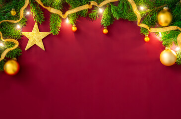christmas background with space for text
