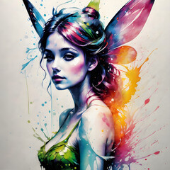 Beautiful look of fairy 