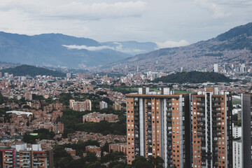 Tourist visiting the center of Medellin, Colombia, Latin America