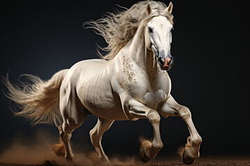 Obraz na płótnie Canvas Portrait of lipizzaner horse