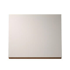 blank pizza box isolated on transparent background