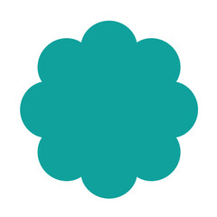 Retro geometric abstract shape elements