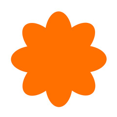 Retro geometric abstract shape elements