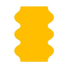 Retro geometric abstract shape elements