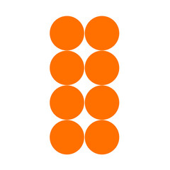 Retro geometric abstract shape elements