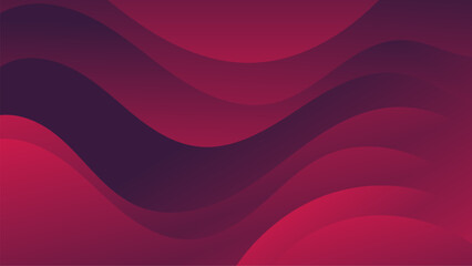 Abstract Red Background with Wavy Shapes. flowing and curvy shapes. This asset is suitable for website backgrounds, flyers, posters, and digital art projects.